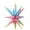 A, variant on FUYPSE 2026 New Arrivals Multicolor Star Foil Balloons One-Piece Pointed Star Balloon 4D Starburst Cone Mylar Balloon Christmas Birthday Wedding Wedding Anniversary Party Supplies(Multicolor)