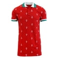 thumbnail image 6 of Mens Short Sleeve Printed Polo Shirts Slim Fit, 6 of 10