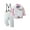 White,Pink, variant on CARETOO Toddler Boy Clothes Suit Wedding Outfits Dress Shirt Pants Vest Corsage Bowtie 5Pcs Set
