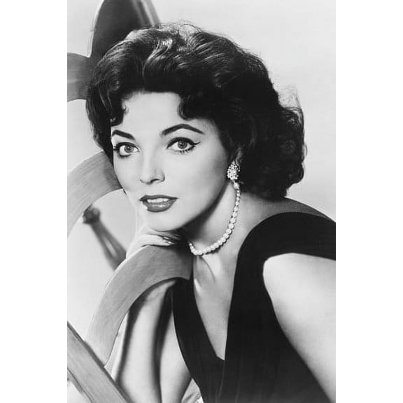 Joan Collins 1950's Glamour Pose B&w 24x36 Poster