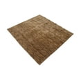 thumbnail image 4 of Solid Brown 5X5 Oriental Modern Square Rug, 4 of 11