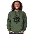 thumbnail image 5 of Triangle Eye Star Symbolic Spirit Hoodie Sweatshirt Women Men Brisco Brands M, 5 of 6