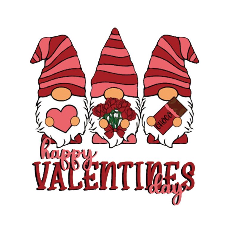 Pmedae Valentine's Day Heat Transfer Heat Transfer Stickers High