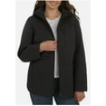 thumbnail image 2 of Lands’ End Women’s Quilted Hooded Jacket, Lightweight Warm Casual Coat, Black, Size XS, 2 of 3