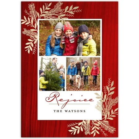 blessed branches 5x7 personalized religious holiday card walmart com