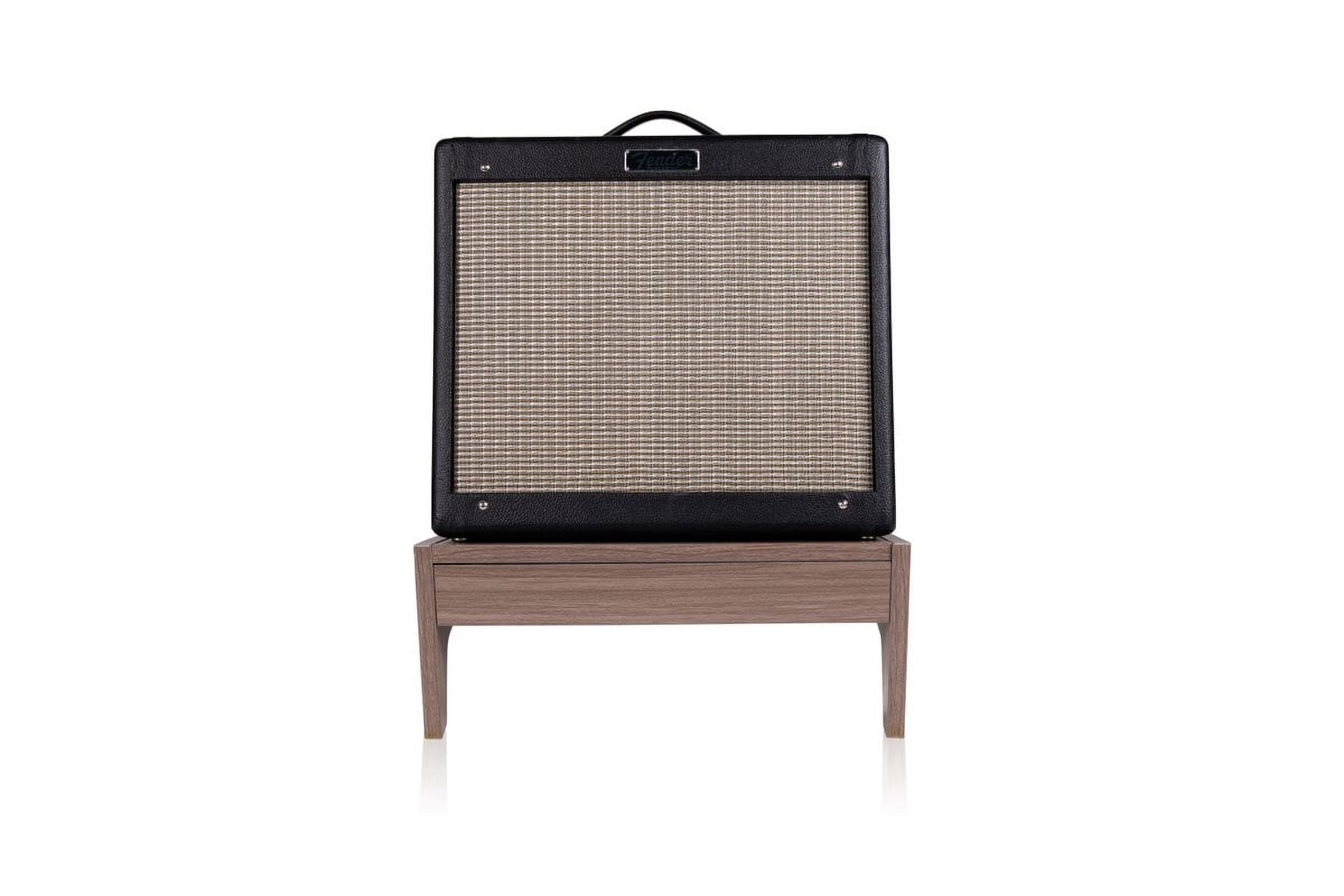 Gator Frameworks GFW-ELITEGTRAMPSM-GRY Elite Series Small Combo Guitar Amp Stand in Driftwood Grey Finish Gray