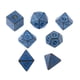 thumbnail image 1 of 7 piezas de juguetes poliédricos de varios lados para niños y adultos, juguetes de entretenimiento familiar Azul Hugo Dados poliédricos, 1 of 6