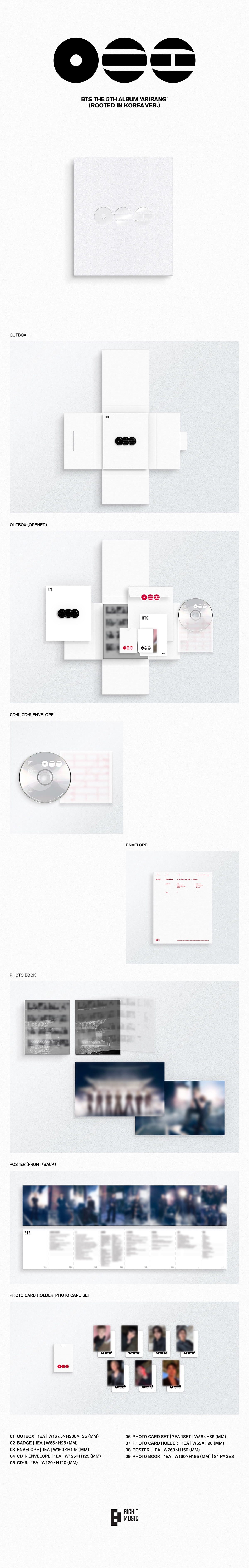 SKMT　BTS ARIRANG MUSIC & KOREA 20枚 BTS' 'ARIRANG' has broken the all-time record for biggest first