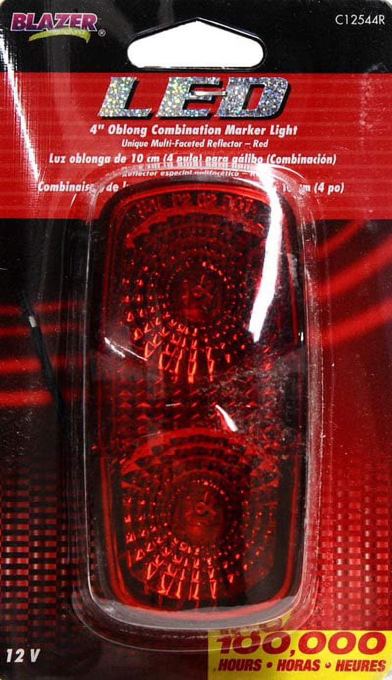 Hopkins Towing Solutions LED Multi Faceted Marker Light, Red