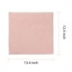 thumbnail image 4 of Toallas de baño ultra suaves y absorbentes de 6 piezas 100% algodón de felpa (13.4 x 13.4 pulgadas, rosa melocotón) Unique Bargains Toalla, 4 of 9