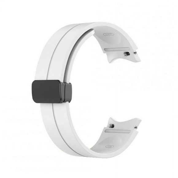 Silicone Strap Replacement Bracelet Band for Samsung Galaxy Watch 4 5 5 Pro White