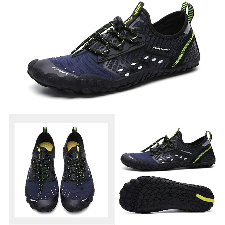 Nexete Men Women Water Shoes Quick Dry Barefoot for Boating