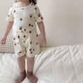 thumbnail image 1 of Ropa de hogar para niños Conjunto de pijama de verano para niños Ropa de hogar para niñas Conjunto de manga corta de algodón Dibujos animados, 1 of 6