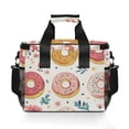 thumbnail image 7 of FORMRS Insulated Cooler Bag 24 Cans Capacity Soft Leakproof Lunch Box with Side Pockets, Pink Donut, 7 of 7
