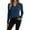 Summer Tops Navy, variant on Womens Ribbed Spring Clothes, Fall Sweaters for Women Fashion Loose Fit Solid Color Notch V Neck Long Sleeve Pullover