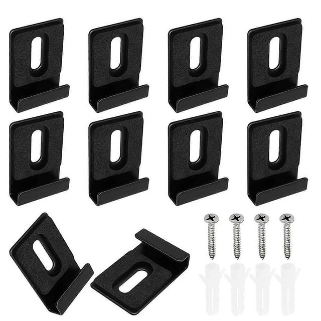 10pcs Heavy Duty Mirror Hanging Kit, Heavy Mirror Mounting Hardware Mirror Clips for Wall Mounting