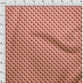thumbnail image 4 of oneOone Cotton Poplin Twill Red Fabric Houndstooth Sewing Material Print Fabric By The Yard 56 Inch Wide, 4 of 4