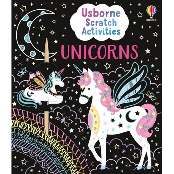 Usborne Scratch Activities Unicorns, 24 pages (Paperback)