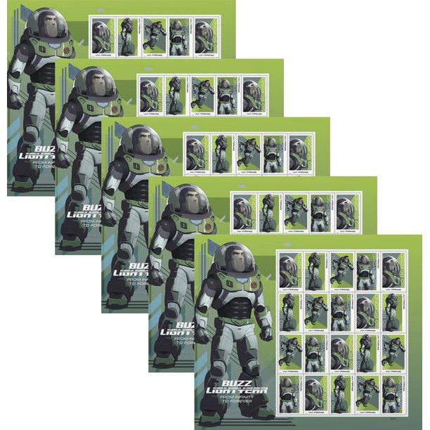 Los sellos postales del Servicio Postal de los Estados Unidos van más allá de Buzz