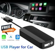 Binize USB Wireless CarPlay Dongle Wired Android Auto AI Box Mirrorlink Car Multimedia Player Bluetooth Auto Connect