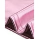 thumbnail image 5 of INSPIRE CHIC Vestido de fiesta mini brillante metálico para mujeres, tirantes finos, color rosa, talla XS, 5 of 6