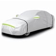 thumbnail image 1 of Funda para coche de exterior, Oxford, impermeable, con apertura lateral para cabina y forro de algodón transpirable, 490 x 190 x 150 cm, 1 of 5
