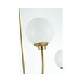 thumbnail image 6 of Living District Nyomi 36" 4-Light Metal/Glass Chandelier in Satin Gold/White, 6 of 8