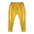 thumbnail image 3 of renvena Girls Boys Shiny Metallic Harem Pants Jazz Hip Hop Latin Ballet Street Dance Leggings, 3 of 7