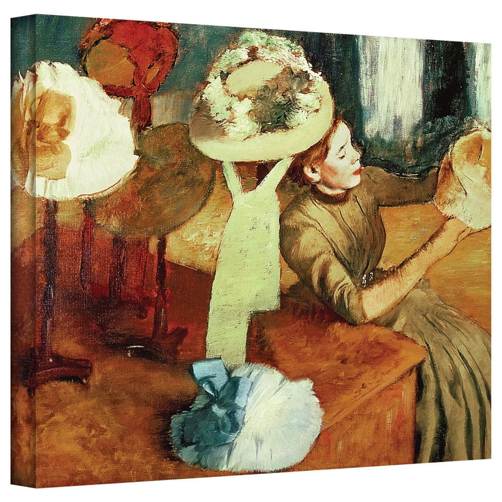 Edgar Degas "The Millinery Shop" Gallery-wrapped Canvas Art