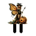 thumbnail image 3 of Fairy Garden D Ecor 8 Pack Acrylic Outdoor Stake Signs (5.6"x7.9") Whimsical Pumpkin & Designs For Yard & Planters Weather, 3 of 4
