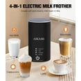 thumbnail image 6 of Single Serve Coffee Maker with Milk Frother for K Cup & Ground, 6-14oz Brew Sizes, Auto-Off, 6 of 8