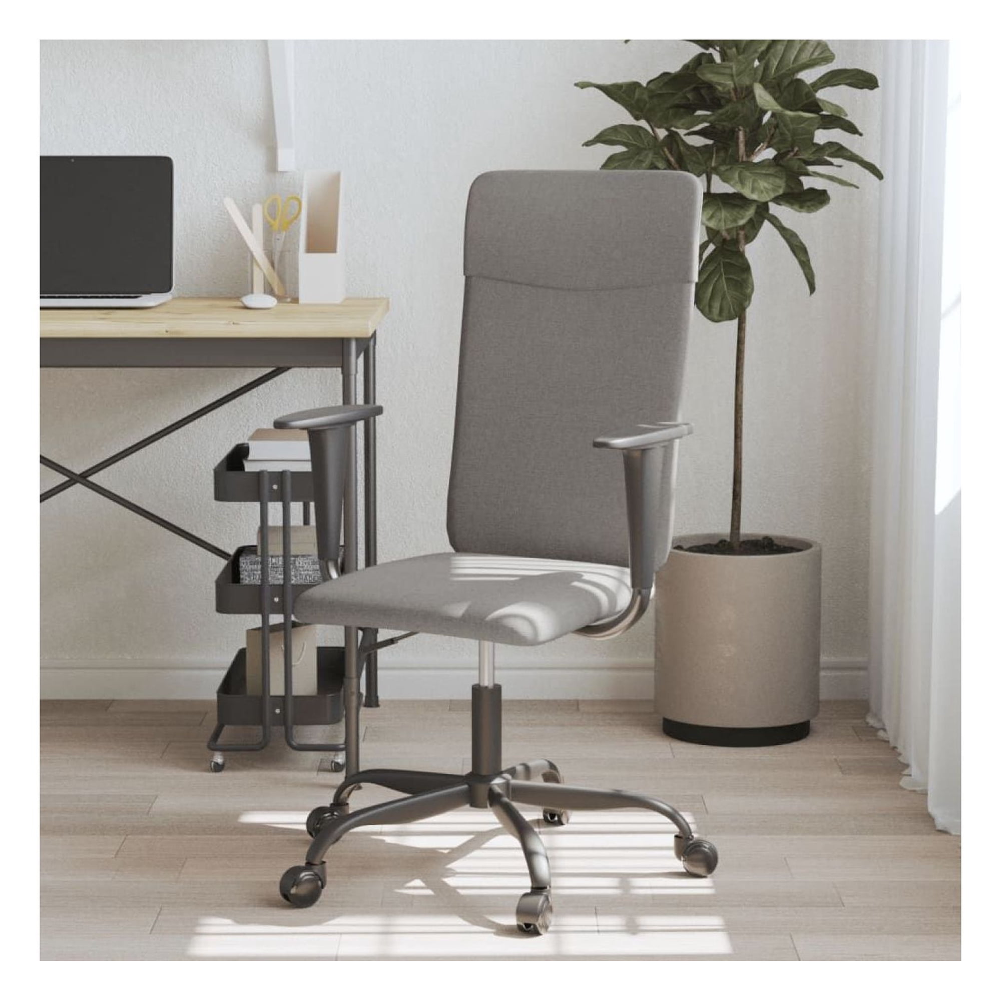office chair dark gray fabric product