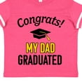 thumbnail image 4 of Inktastic Congrats My Dad Graduated with Cap Boys or Girls Toddler T-Shirt, 4 of 5