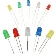 LED Light Emitting Diodes Assortment Kit 300PCS 3mm 5mm Yellow/Green/Blue/Red/White, Electronic Component for Science Experiment, Circuit, Christmas Lights etc