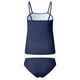 thumbnail image 5 of MKLEKYY Trajes De Baño Completo Mujer Women High Waisted Bikini Sexy Push Up Two Piece Swimsuits Vintage Swimsuit Two Piece Retro Ruched Low Waist Solid Bikini Set, 5 of 6