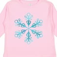 thumbnail image 4 of Inktastic Icy Blue Winter Snowflake Boys or Girls Long Sleeve Toddler T-Shirt, 4 of 5