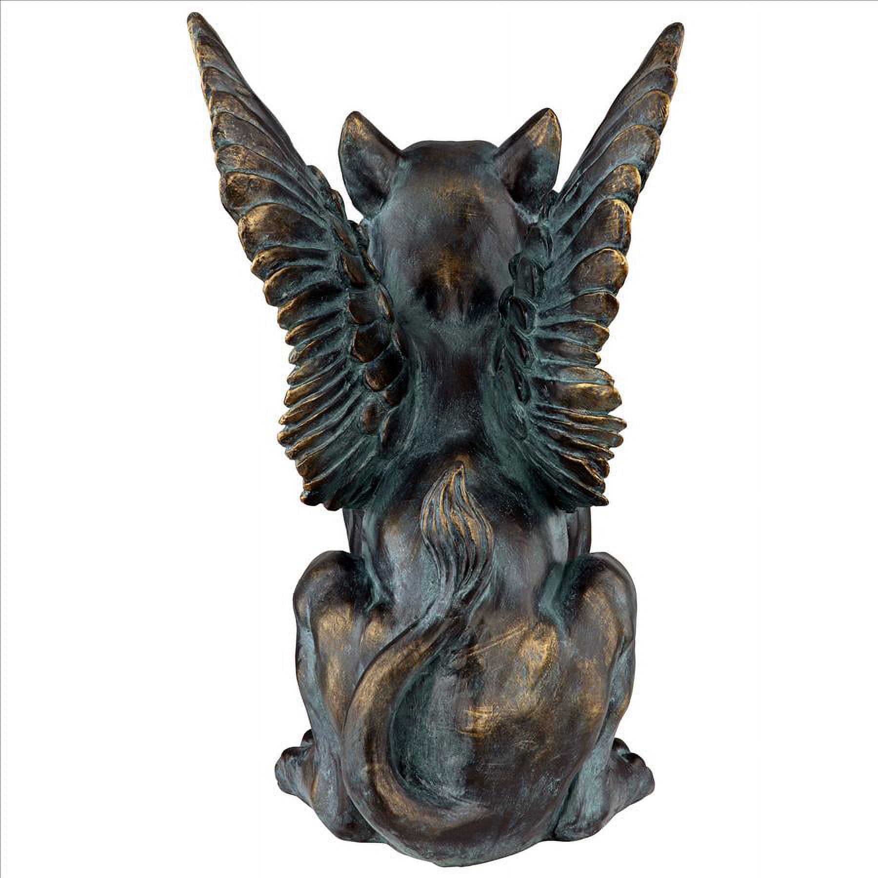 Design Toscano Caesar's Griffin Statue – Geflügelter Löwe Aus Kunstharz, Handbemalt, 45,7 Cm Hoch, 2,7 Kg