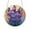 Clear#024, variant on Acrylic Puzzle Suncatcher Window Hanging Deep Purple Floral Sunrise Sunset Design Sunlight Refraction Rainbow Effect DIY Home Decor for Living Room Bedroom Indoor Use Lightweight Durable