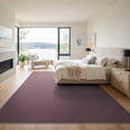 thumbnail image 3 of ODIKA 9'x12' Washable Area Rug Non-Slip, Chair-Friendly Solid Minimalist Heathered Subtle Tonal Ombre Gradient Mauve Flowing Dynamic for Dining Room, Basement, Large Office, 3 of 7