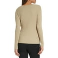 thumbnail image 2 of Calvin Klein Womens Cut-Out Ribbed Knit Pullover Sweater, 2 of 2