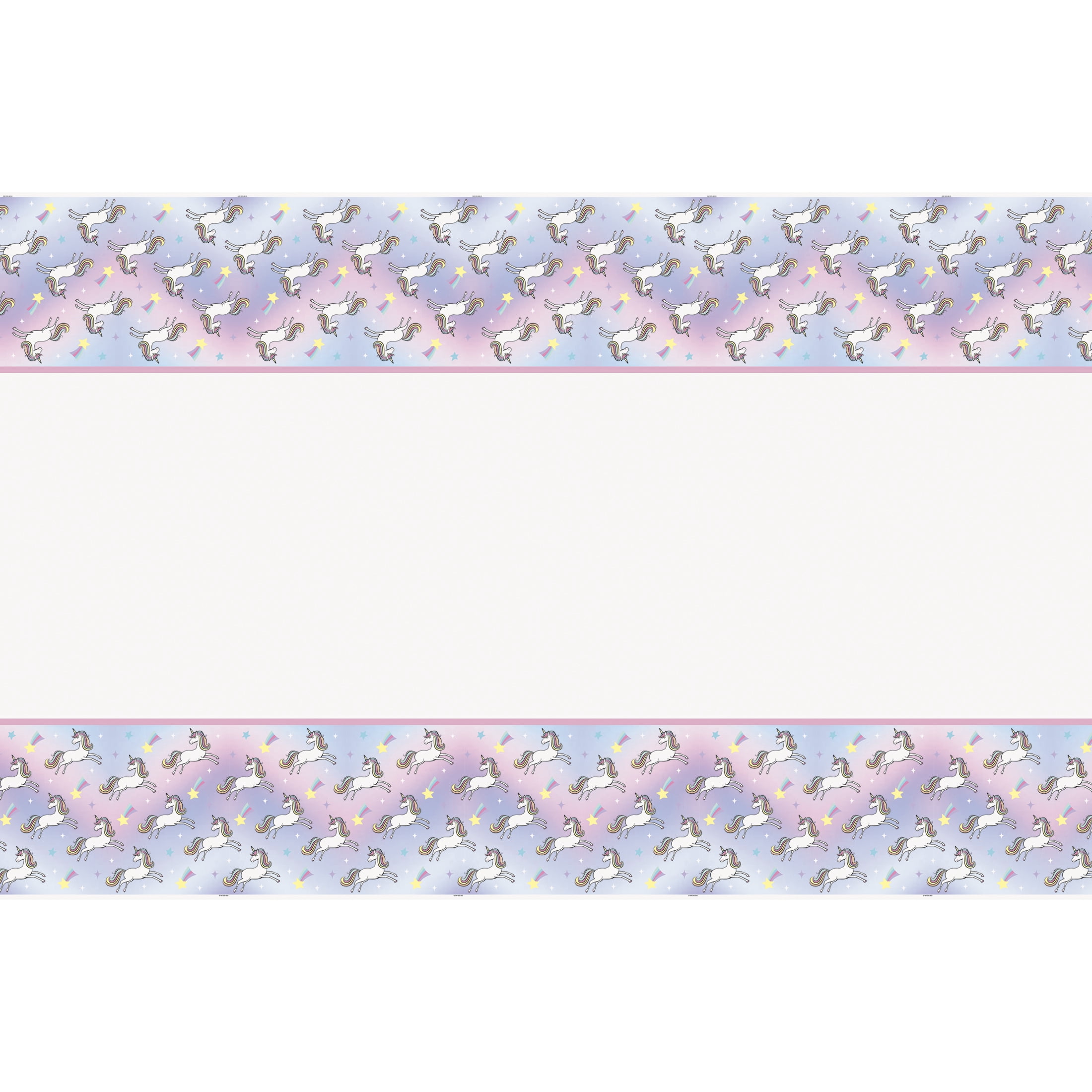 Way to Celebrate! Dreamy Unicorn Plastic Party Tablecloth, 84 x 54in