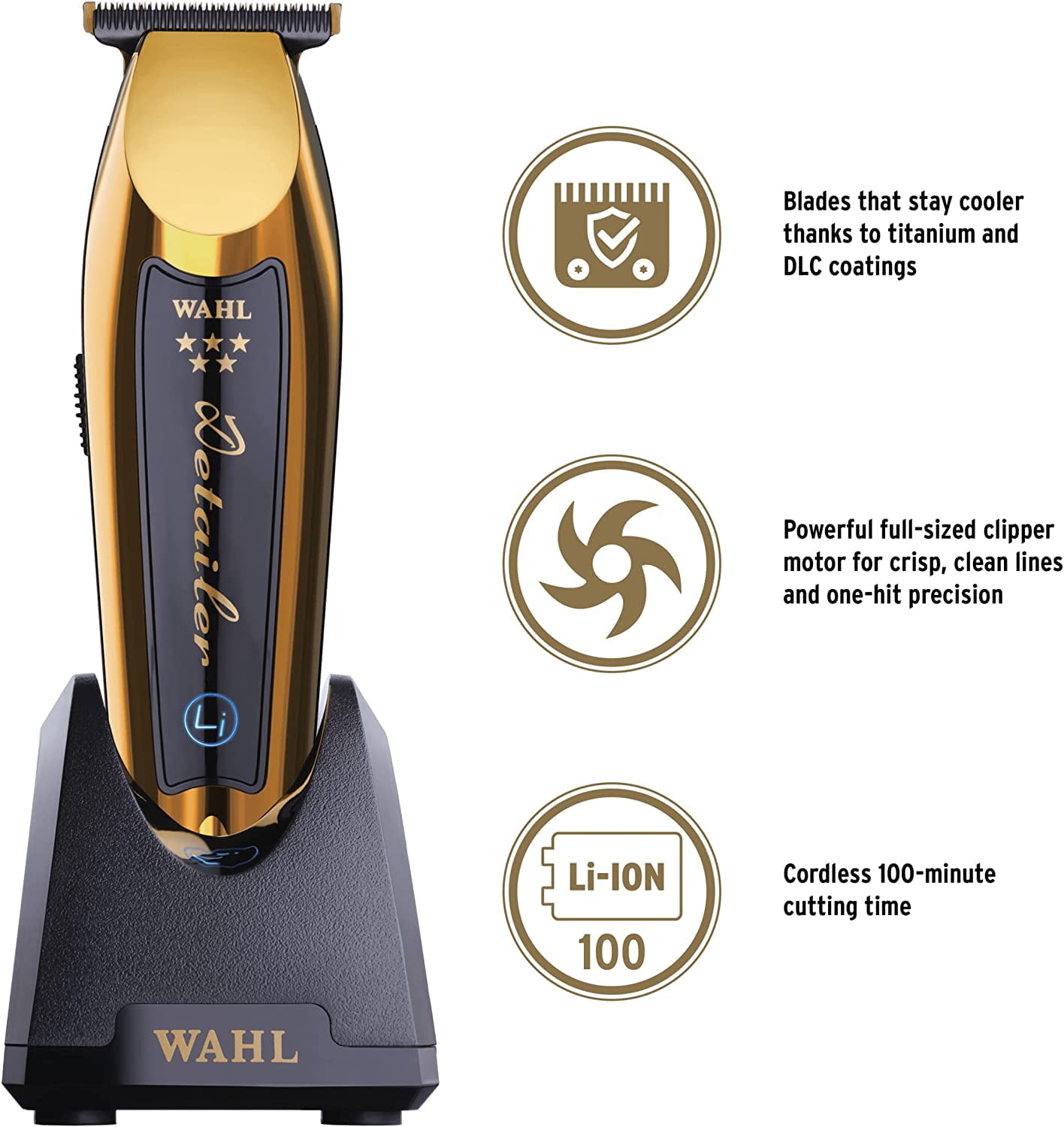 Maquina Magic Clip Cordless Gold Wahl Profesional - Joan