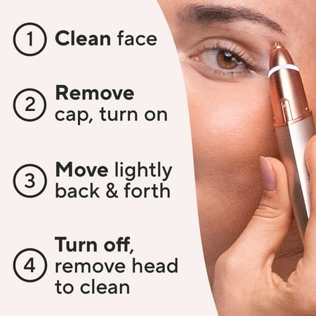 Flawless Brows Eyebrow Hair Remover - Rose