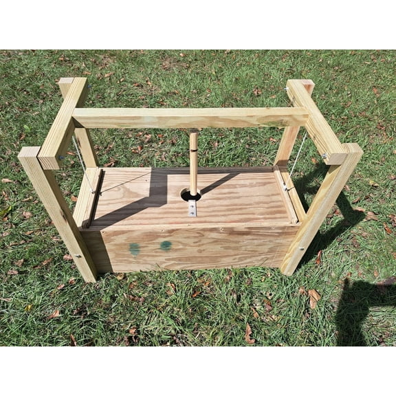 FAT-RAY Catch & Release Outdoor 2-Door Armadillo Trap Box Set with Bag of Hardware, 31" x 24" x 15"