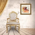 thumbnail image 3 of St Amant, Daniel 12x12 Gold Ornate Wood Framed with Double Matting Museum Art Print Titled - Wood Thrush, 3 of 4