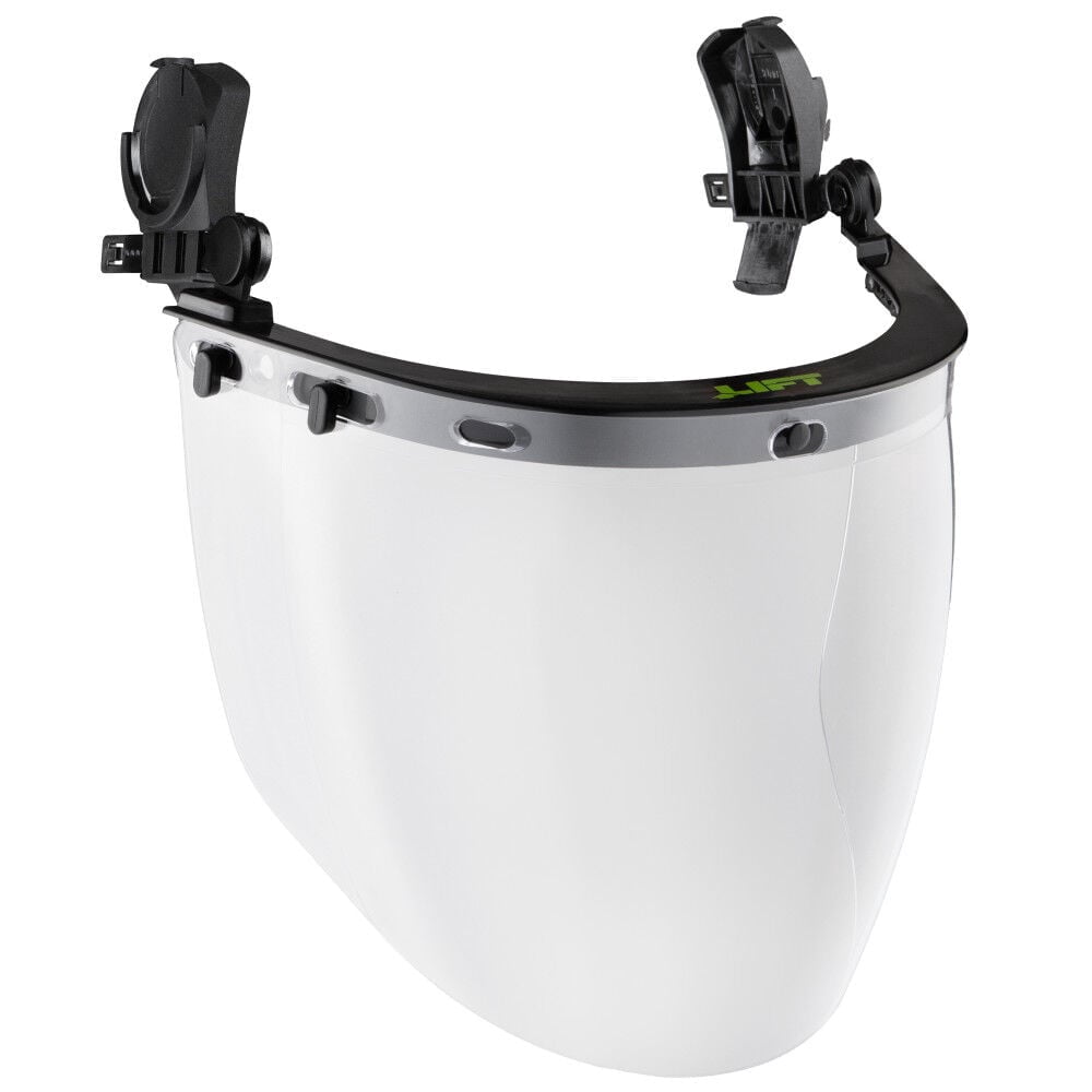 Lift Safety Radix Curved Full Face Shield For Radix Safety Helmets - Clear