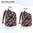 thumbnail image 3 of Lsque Butterflies1 Pattern Canvas Daypack, Durable Backpack, High-quality Versatile Backpack,Vintage Compact Backpack-Medium, 3 of 6