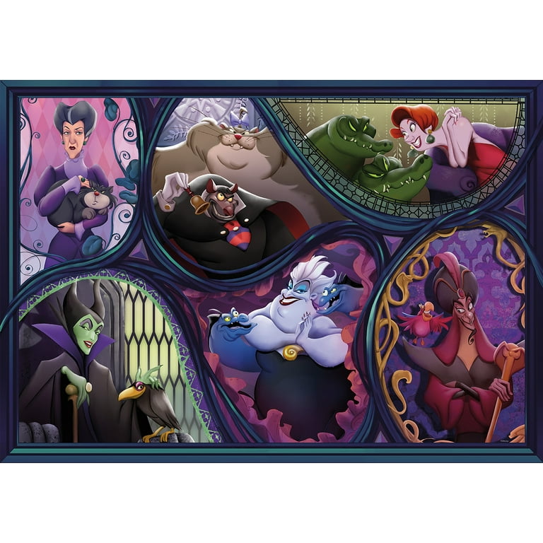 Ceaco Noir Select Disney Villains Pets 500-Piece Interlocking