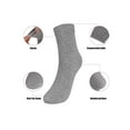 thumbnail image 4 of Deago 4 Pairs Mens Athletic Crew Socks Breathable Cotton Soft Casual Thin Socks for Work,Sport & Everyday Wear (Light Gray), 4 of 7