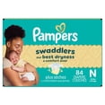 thumbnail image 2 of Pampers Swaddlers Diapers, Size 0 (up to 10 lbs), Absorbent, Keeps Baby Dry and Comfortable, Skin Safe Disposable Baby Diaper, 2 of 27